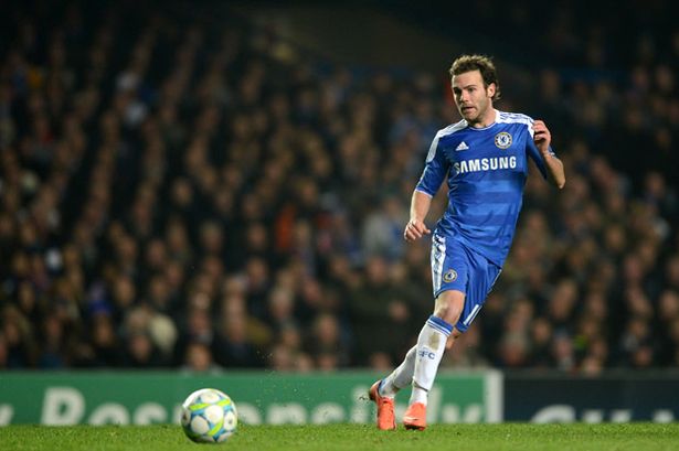 Juan Mata of Chelsea in action during the UEFA Champions League Quarter Final second leg match between Chelsea FC and SL Benfica-806178
